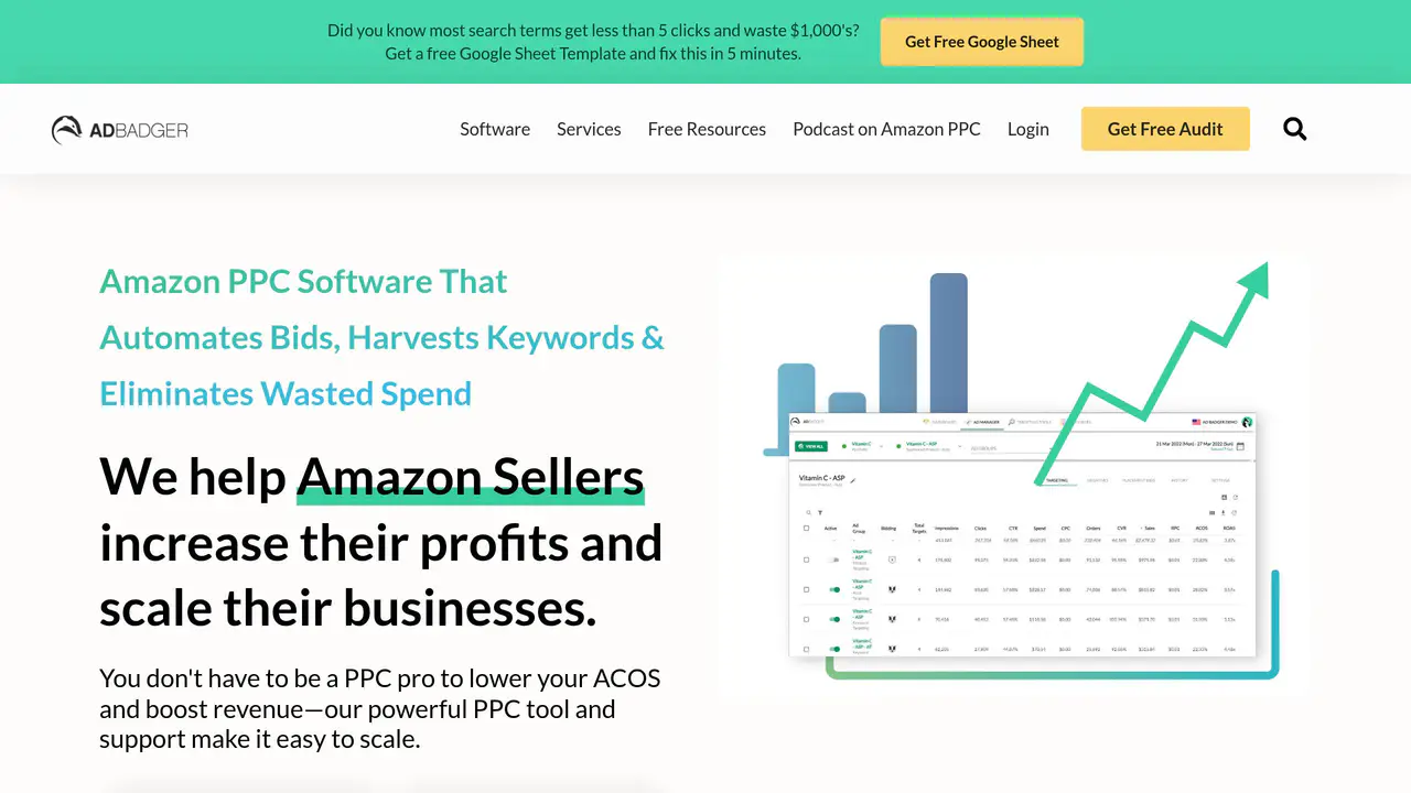 Homepage preview of AdBadger, captured Aug 6, 2026
