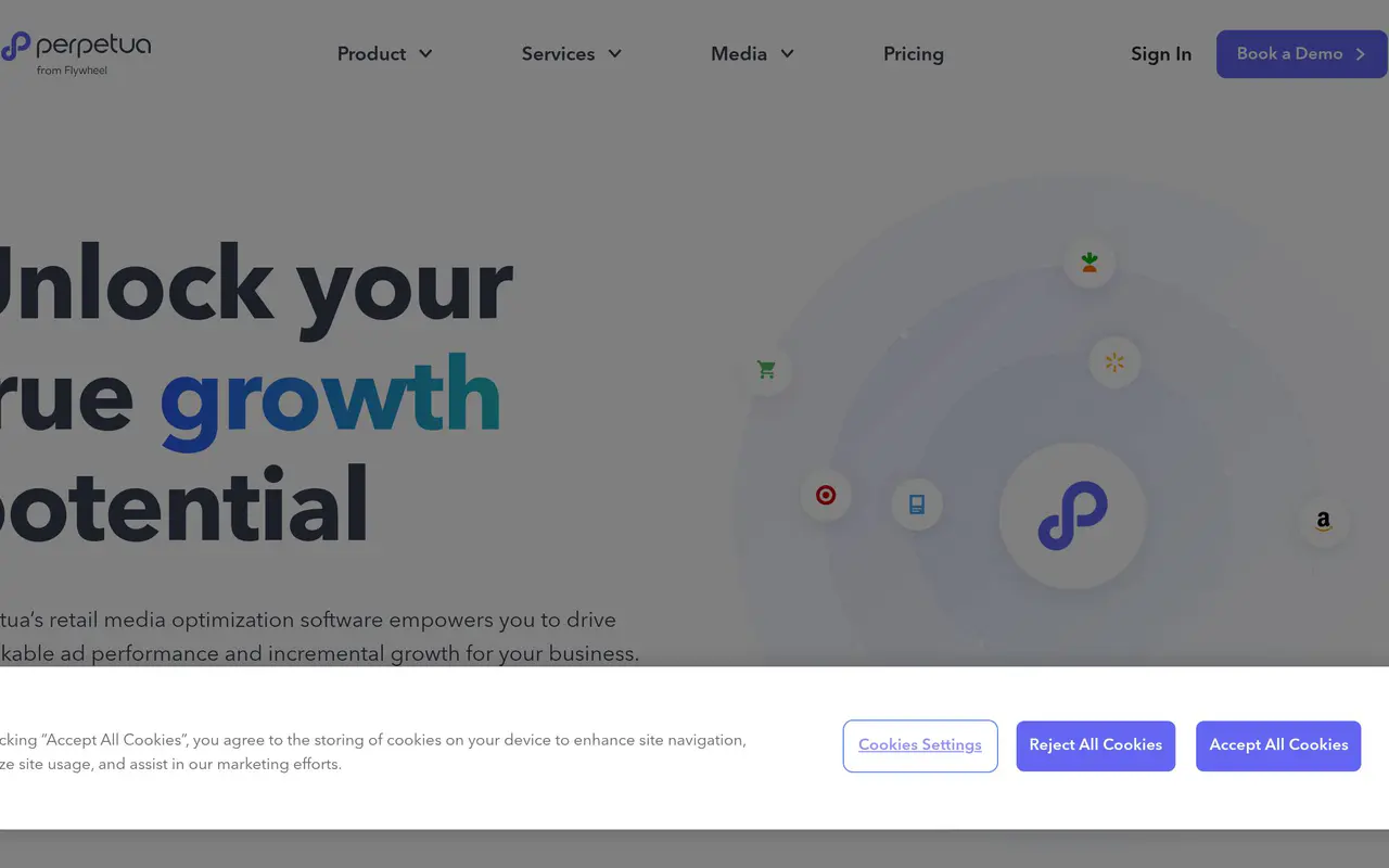 Homepage preview of Perpetua, captured Jul 21, 2026