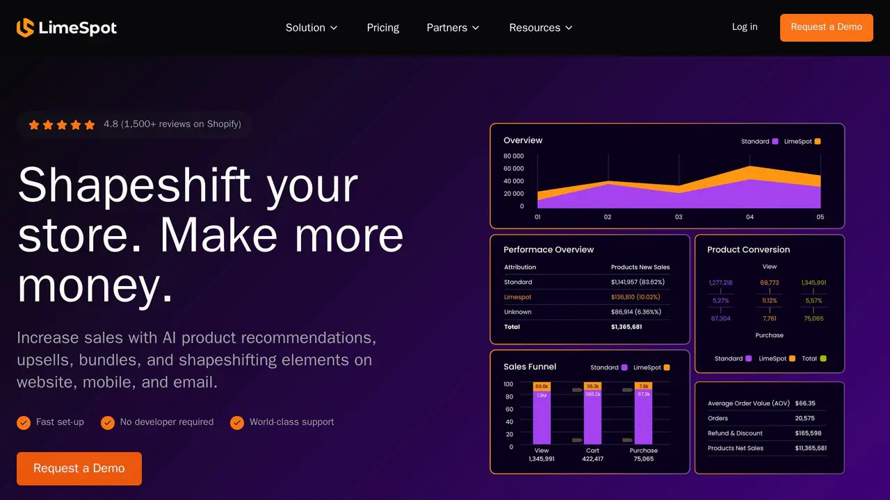 Homepage preview of LimeSpot, captured Jul 24, 2026