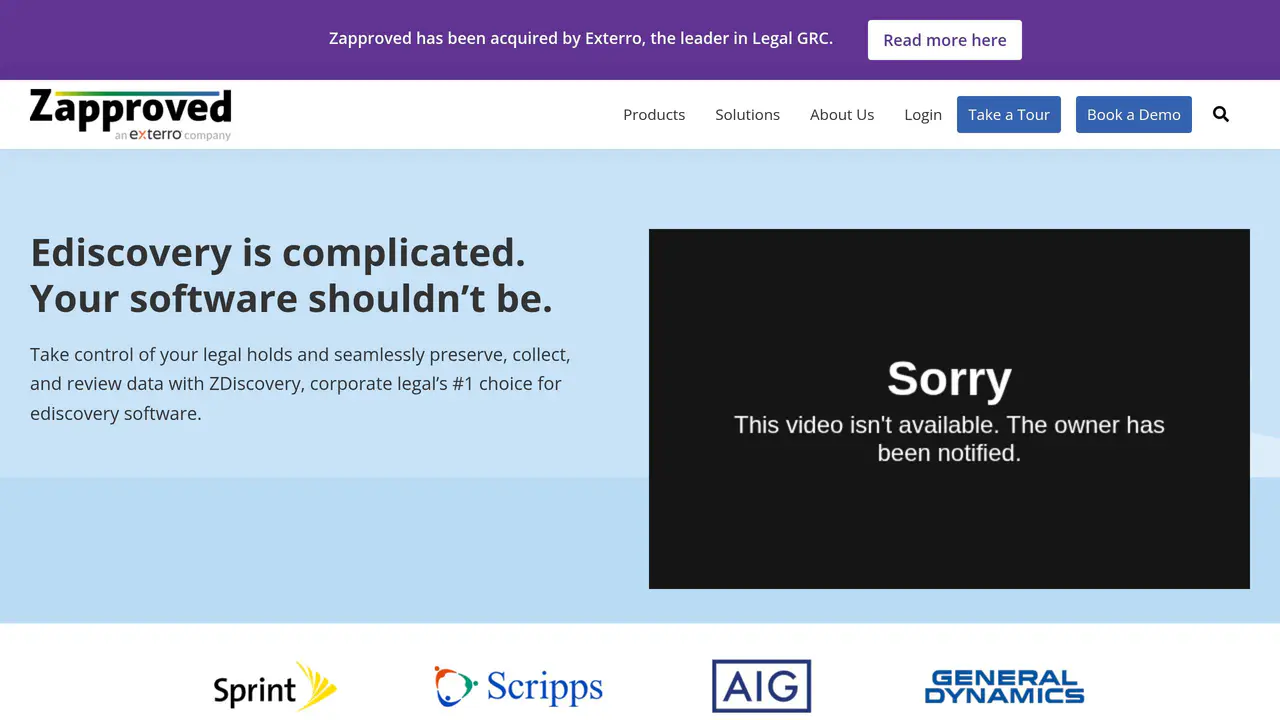 Homepage preview of Zapproved, captured Jul 23, 2026