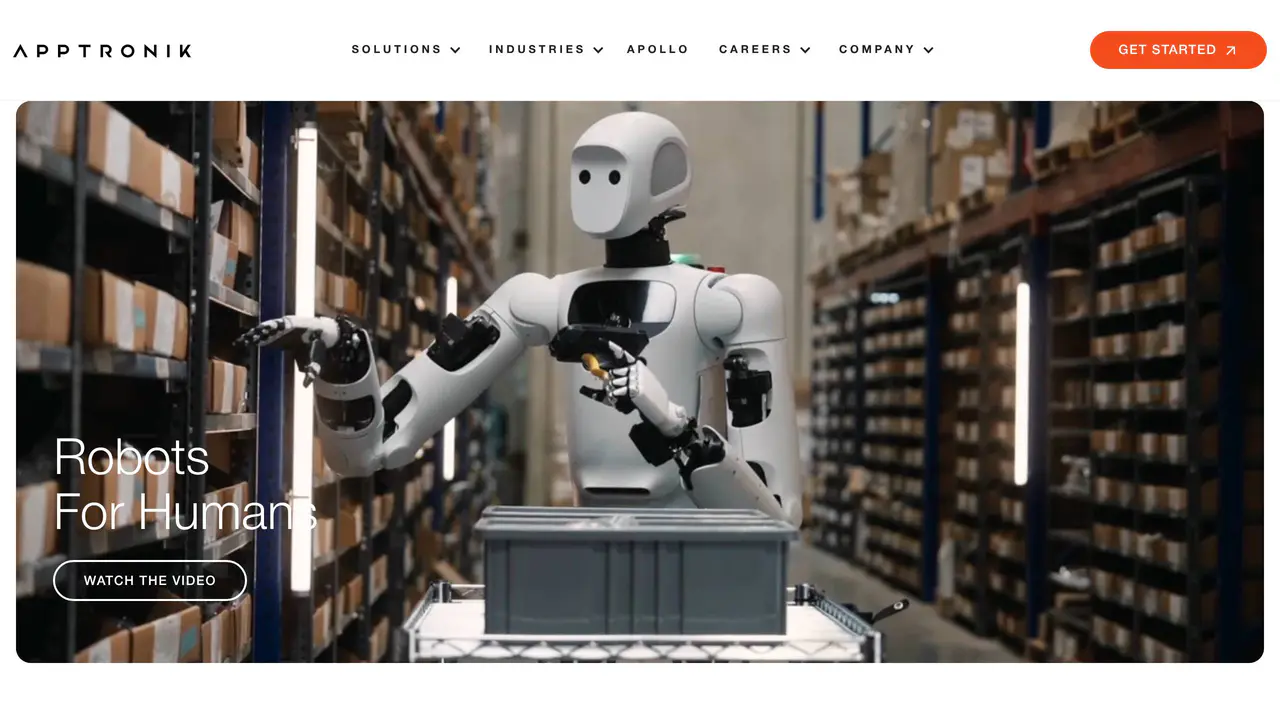 Homepage preview of Apptronik, captured Aug 2, 2026