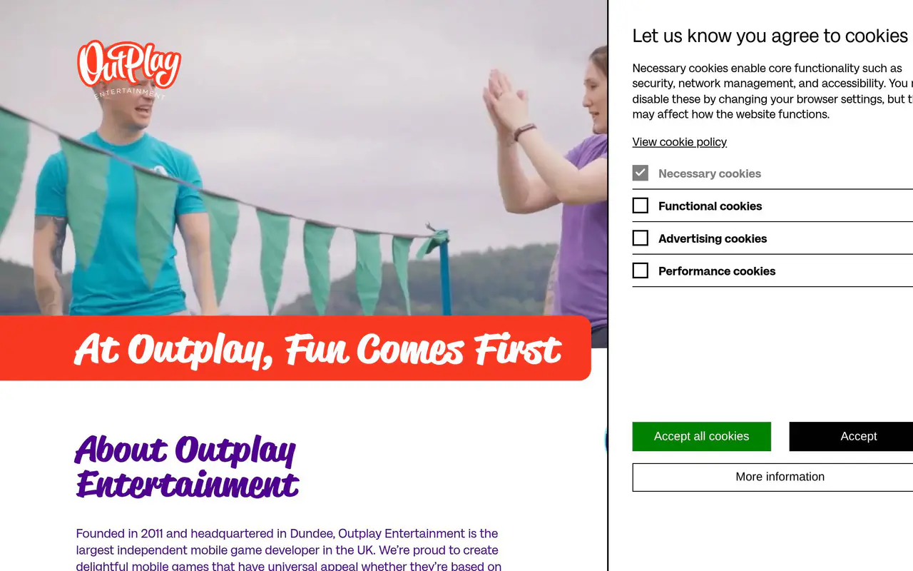 Homepage preview of Outplay, captured Jul 22, 2026