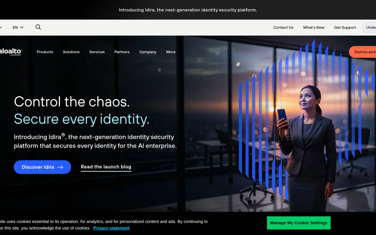 Homepage preview of Palo Alto Cortex, captured Jul 22, 2026