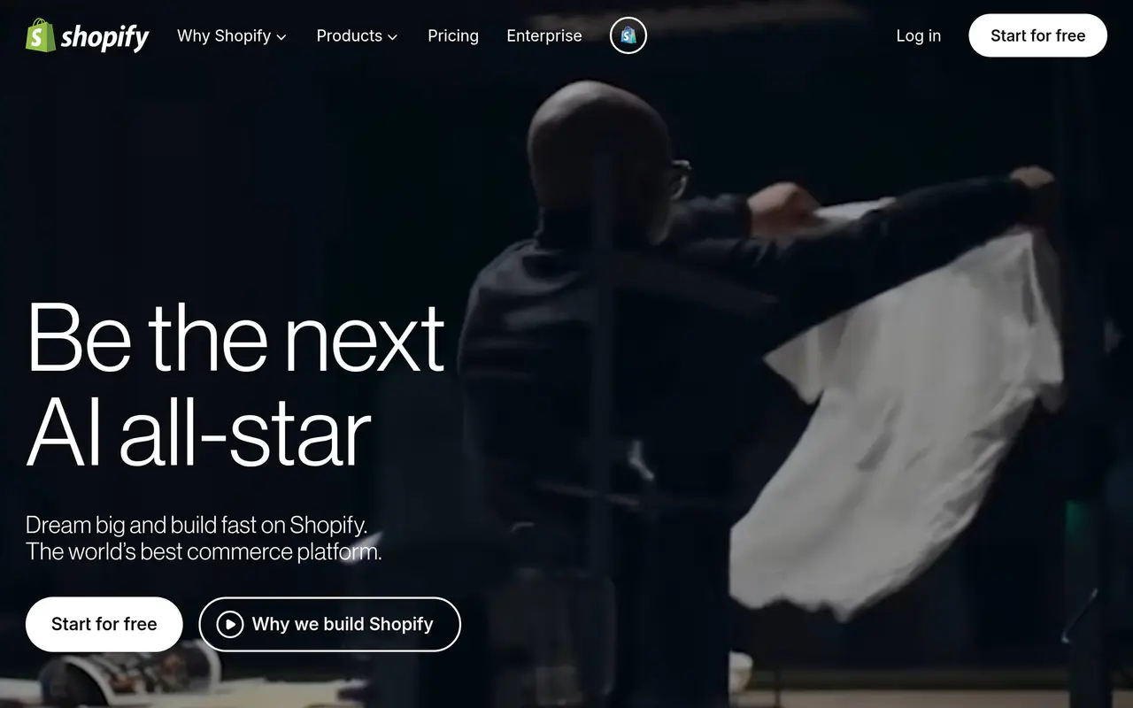 Homepage preview of Shopify AI (Sidekick), captured Jul 22, 2026