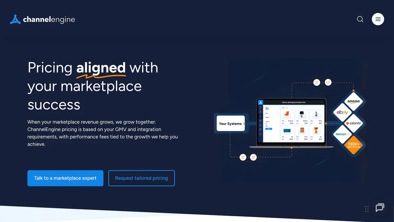 Pricing-page preview of ChannelEngine, captured Sep 17, 2026