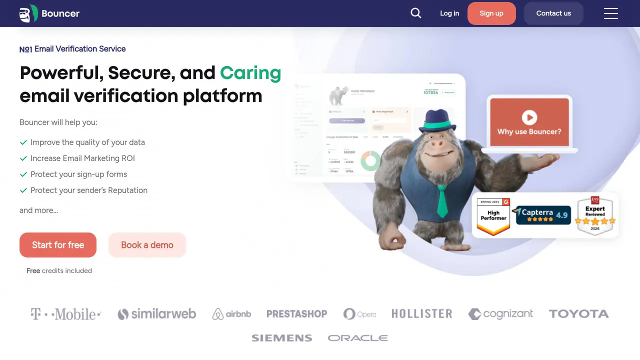 Homepage preview of Bouncer, captured Aug 2, 2026