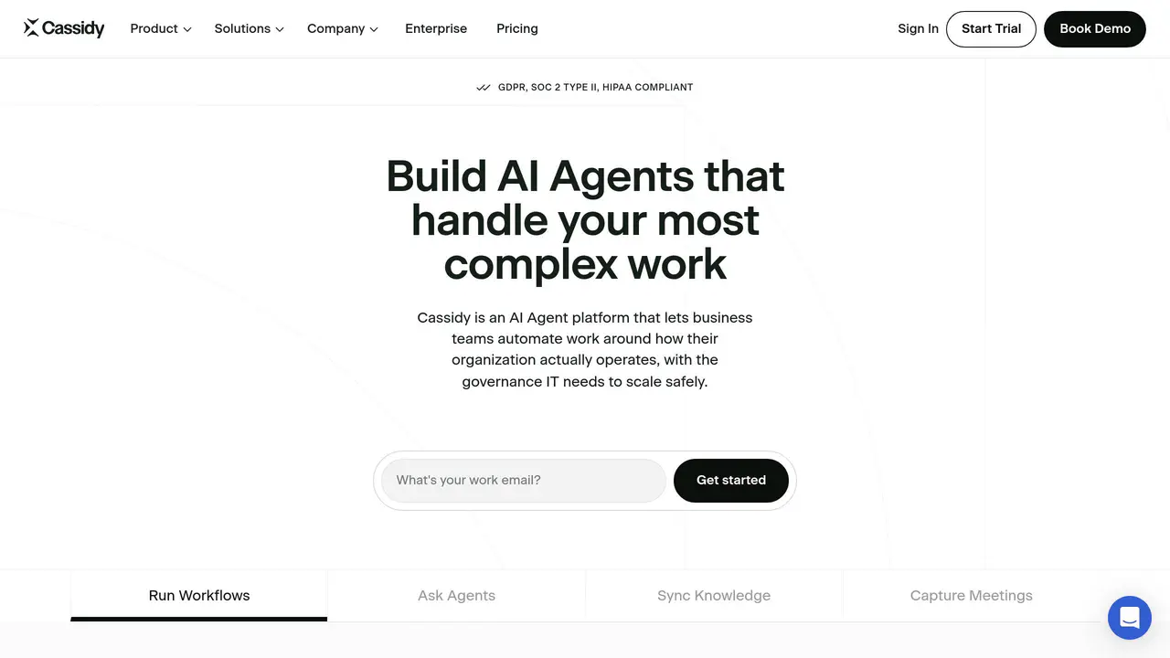 Homepage preview of Cassidy, captured Aug 2, 2026