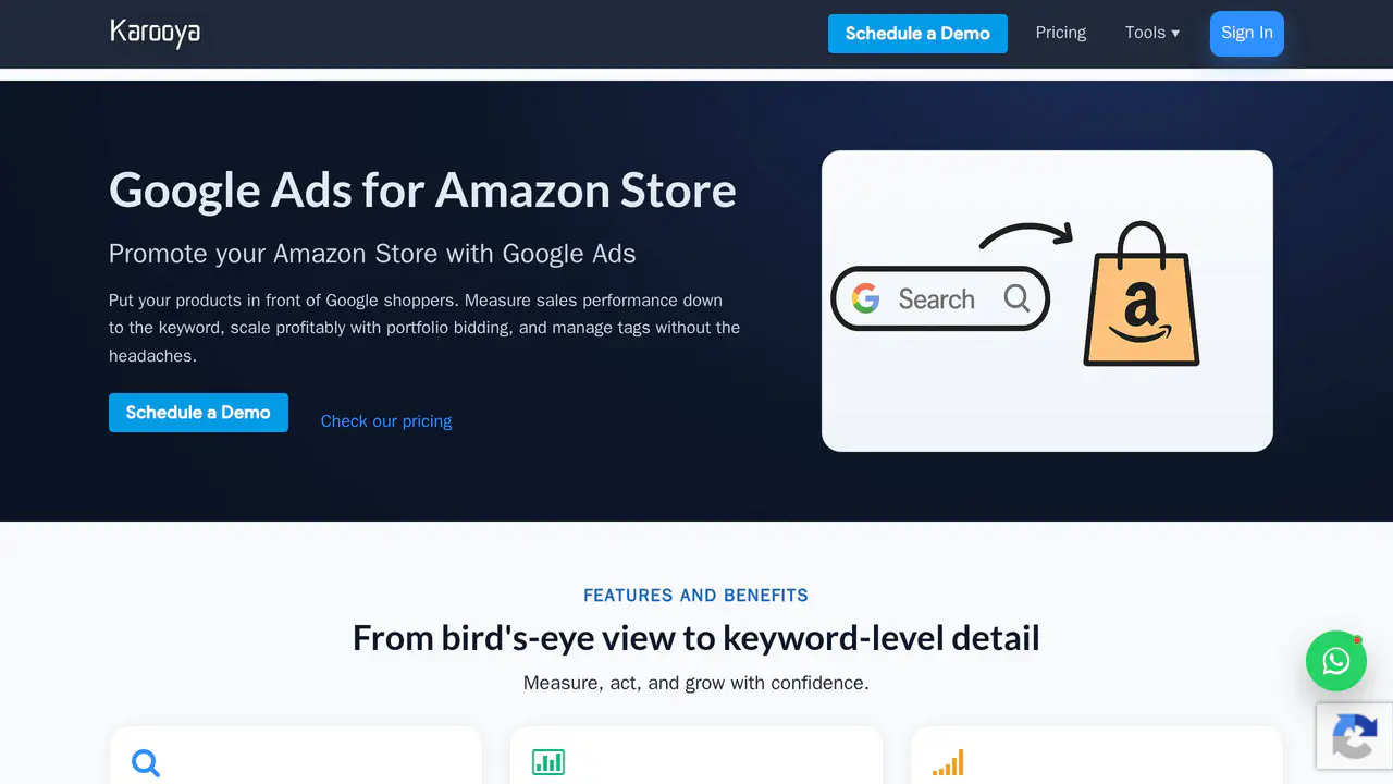 Homepage preview of Karooya, captured Jul 30, 2026