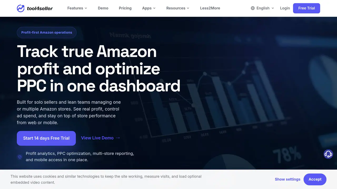 Homepage preview of Tool4Seller, captured Jul 25, 2026