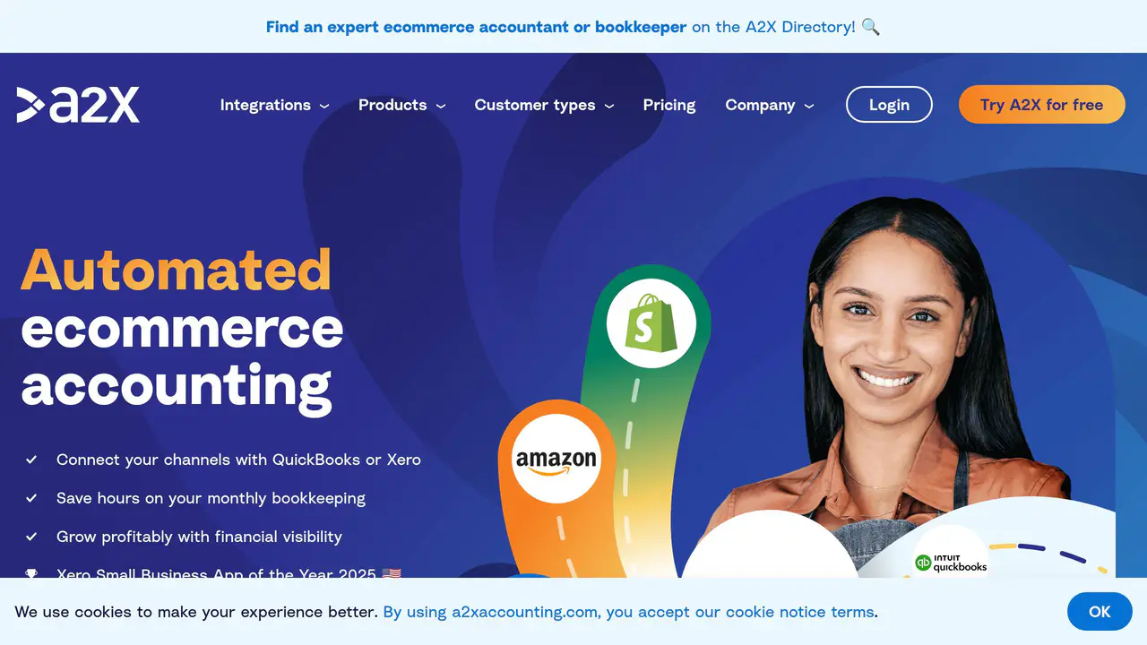 Homepage preview of A2X, captured Jul 31, 2026