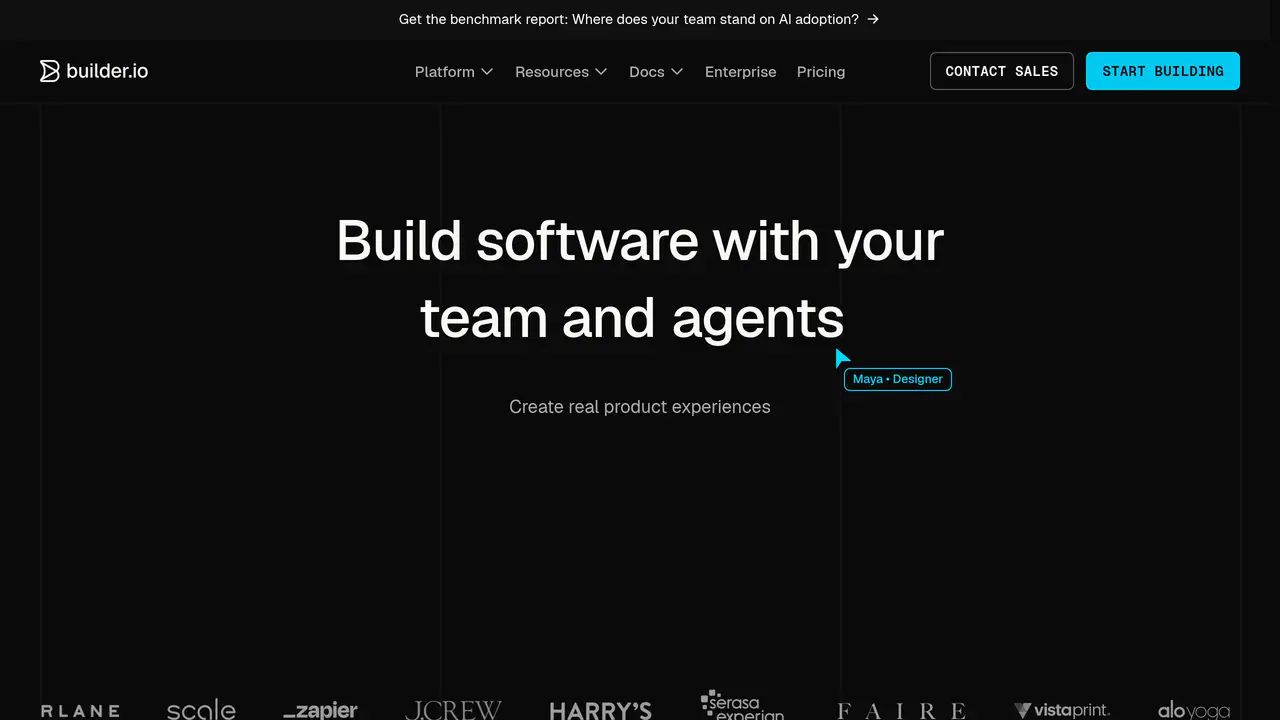 Homepage preview of Visual Copilot, captured Aug 14, 2026