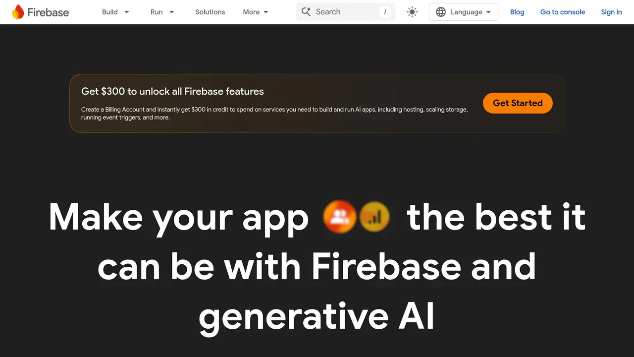 Homepage preview of Firebase, captured Aug 4, 2026