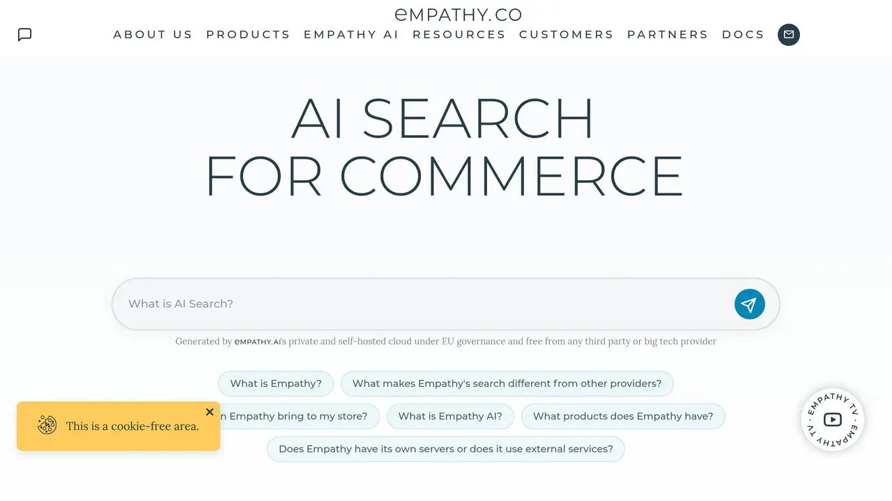 Homepage preview of Empathy, captured Jul 28, 2026