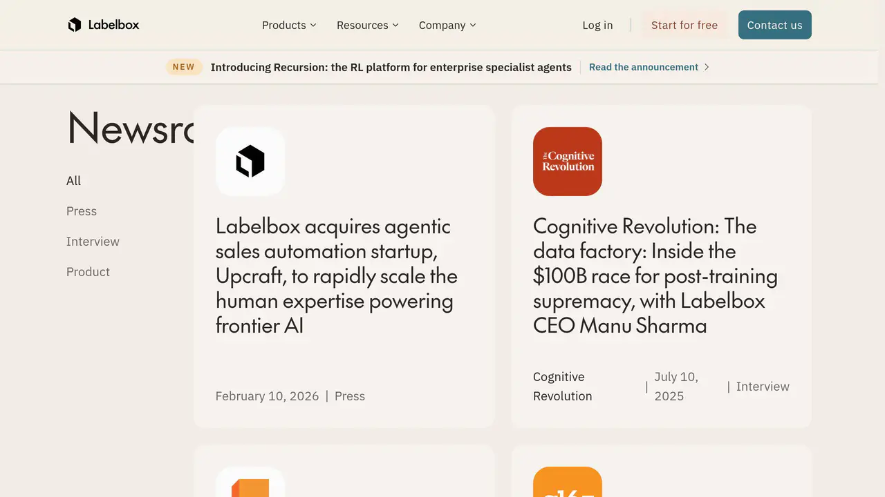 Pricing-page preview of Labelbox, captured Jul 23, 2026