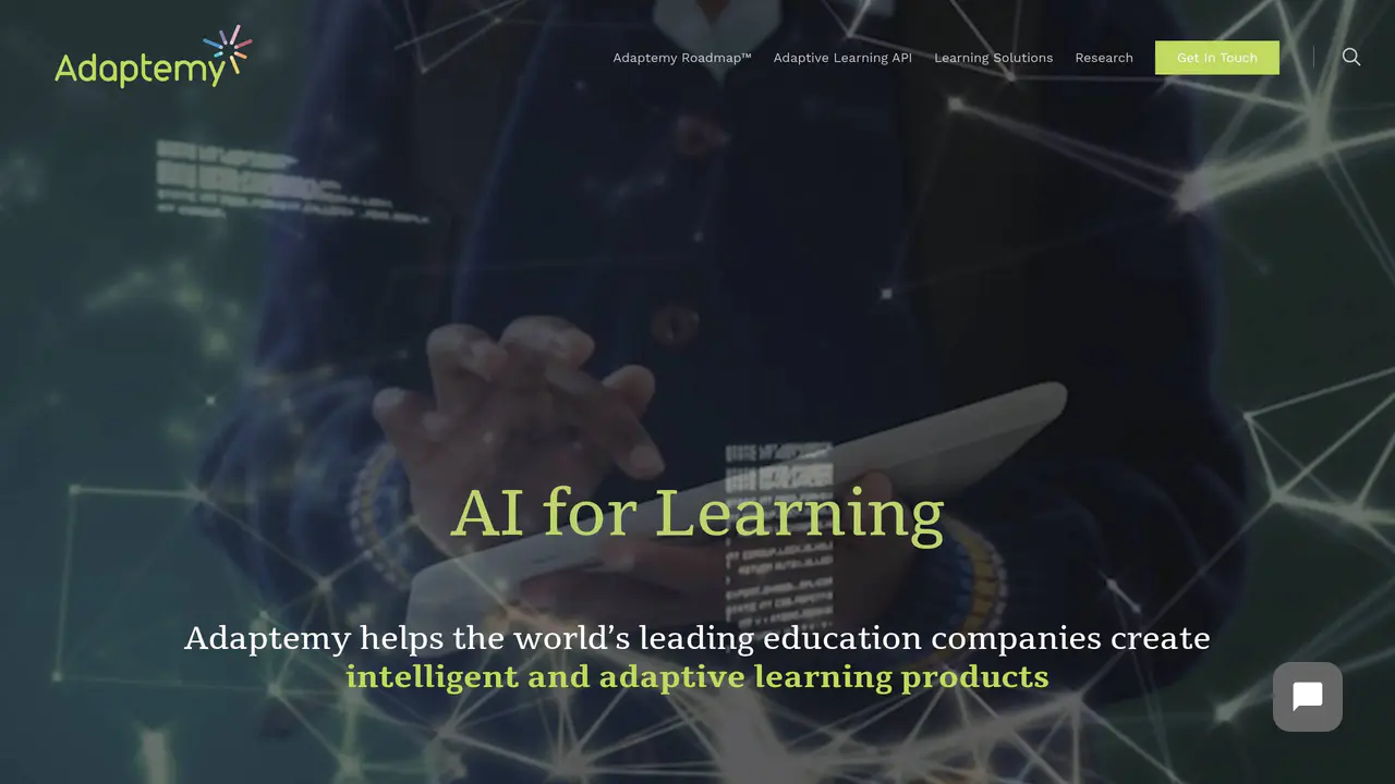 Homepage preview of Adaptemy, captured Jul 28, 2026