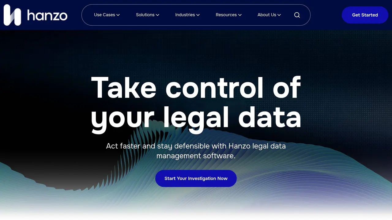 Homepage preview of Hanzo, captured Jul 24, 2026