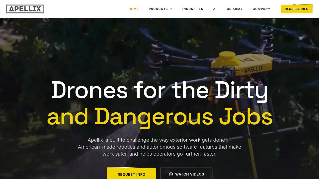 Homepage preview of Apellix, captured Aug 30, 2026