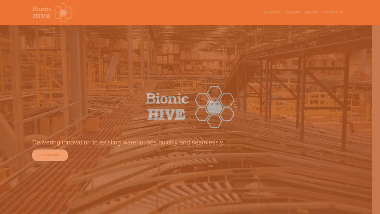 Homepage preview of BionicHIVE, captured Jul 31, 2026