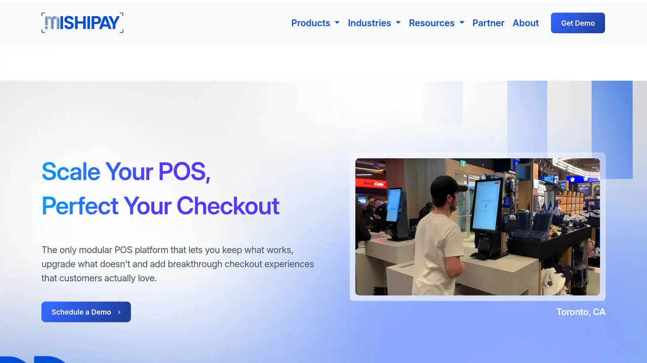 Homepage preview of MishiPay, captured Aug 4, 2026
