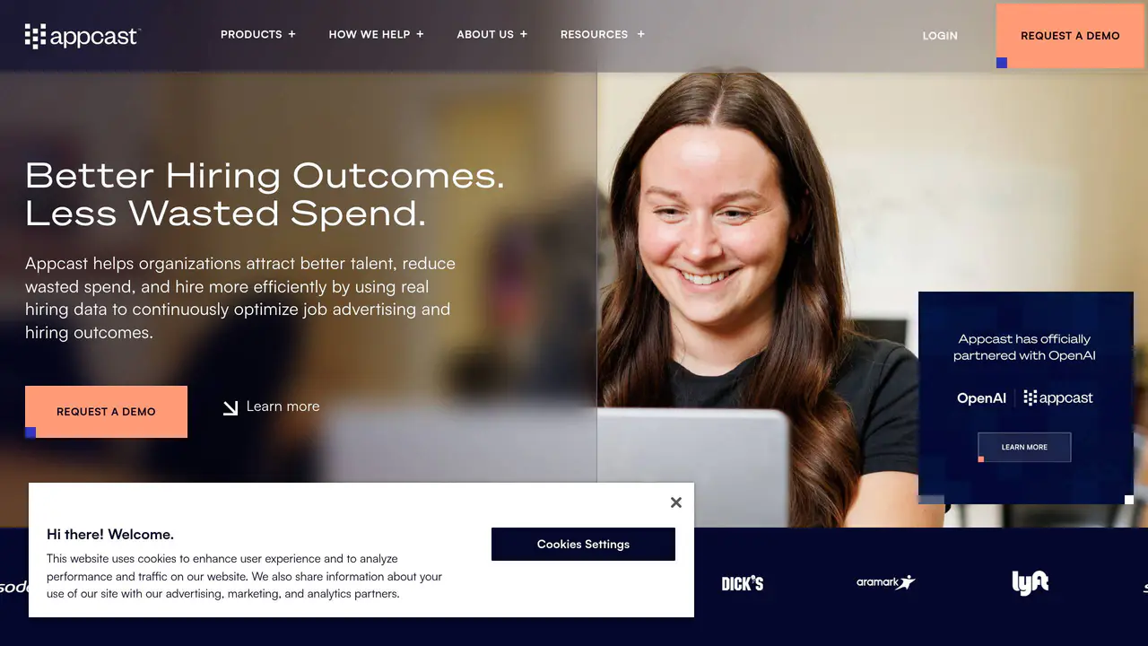 Homepage preview of Appcast, captured Sep 11, 2026