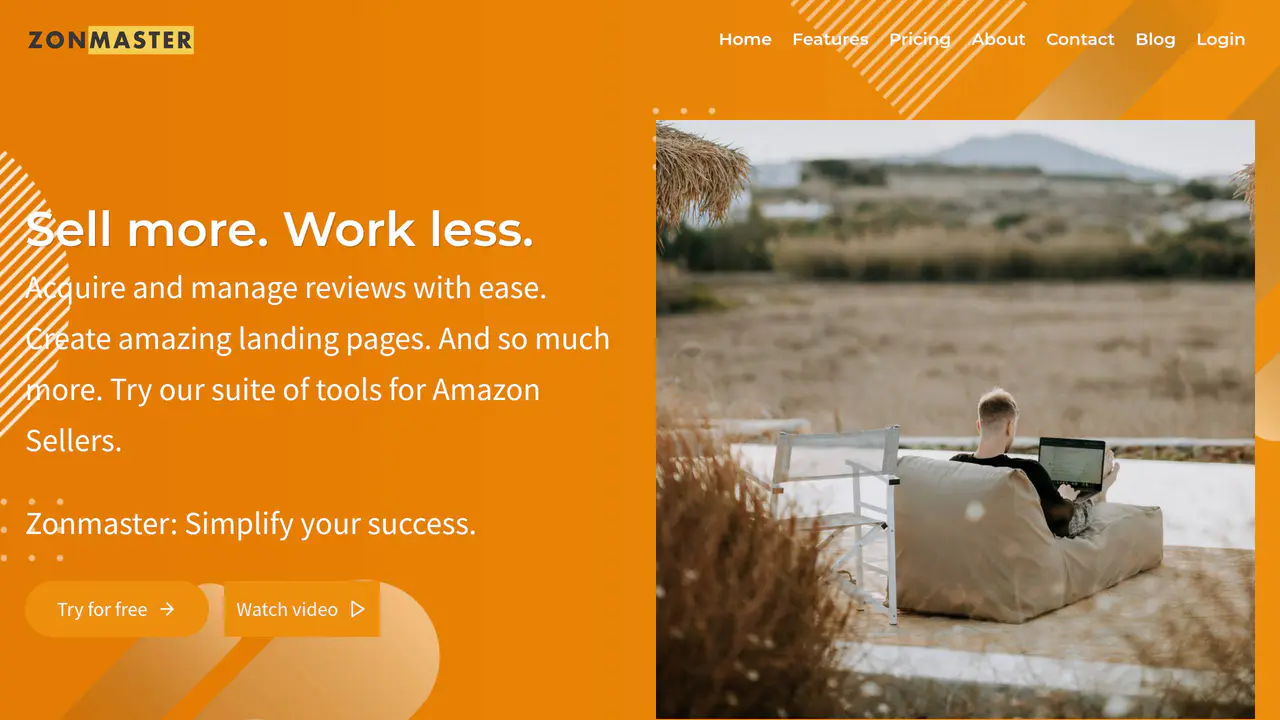 Homepage preview of ZonMaster, captured Sep 16, 2026