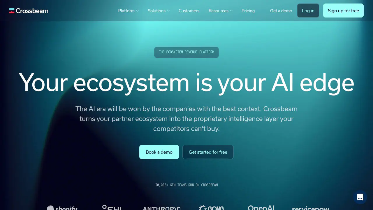Homepage preview of Crossbeam, captured Jul 23, 2026
