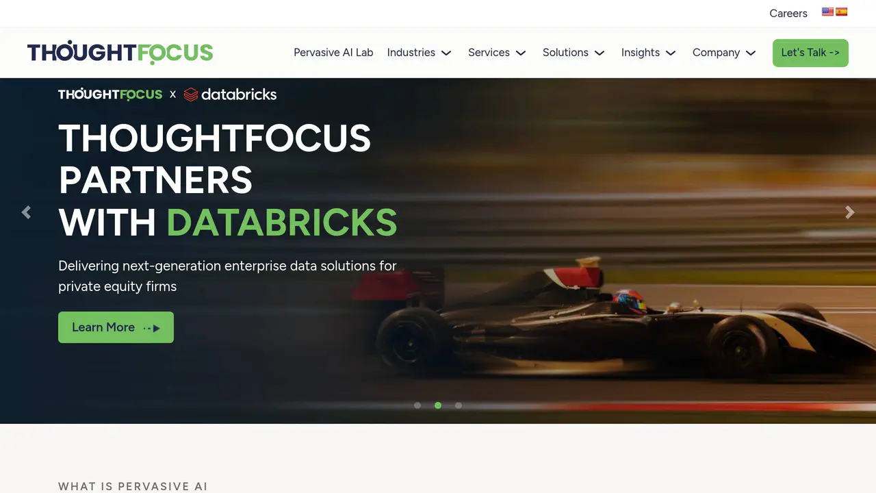 Homepage preview of ThoughtFocus, captured Jul 23, 2026