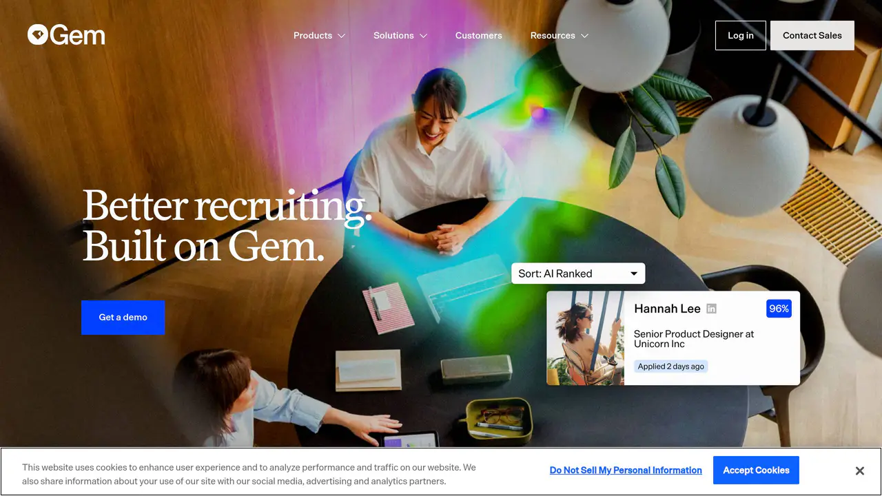 Homepage preview of Gem, captured Jul 24, 2026