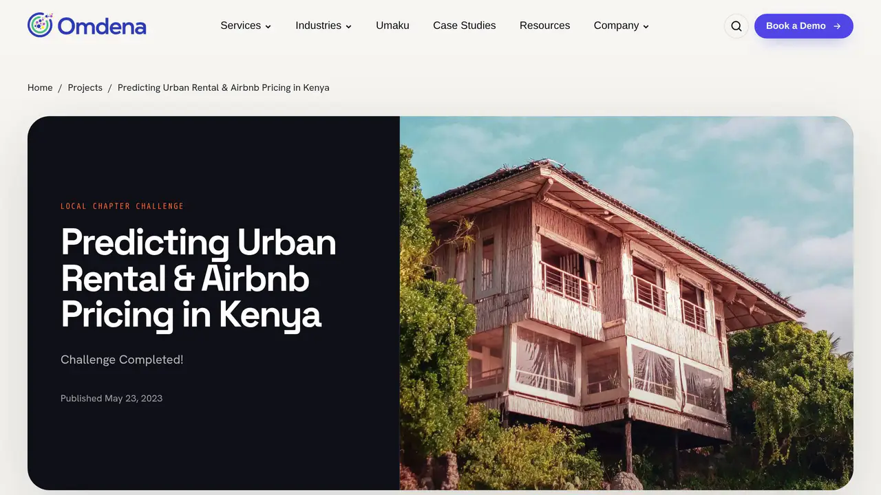 Pricing-page preview of Omdena, captured Jul 23, 2026