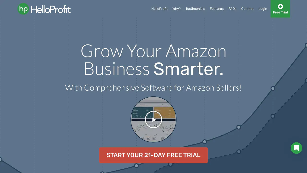Homepage preview of Hello Profit, captured Jul 31, 2026