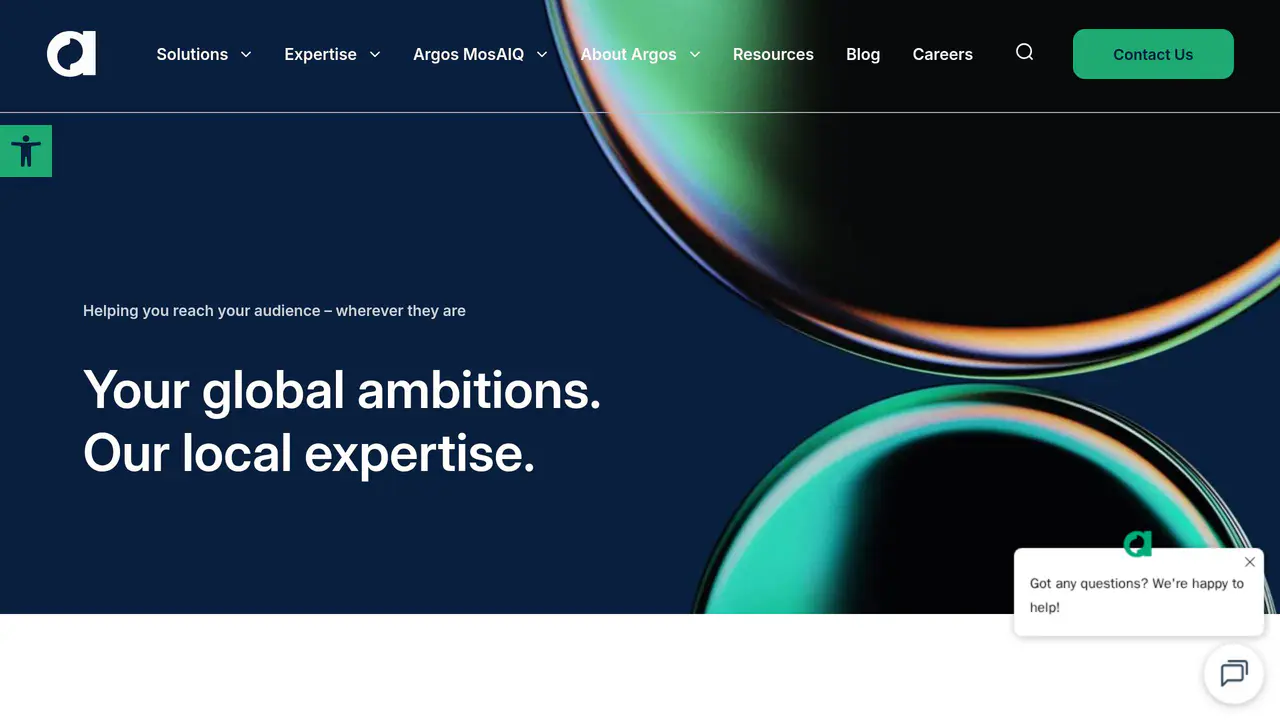 Homepage preview of Argos Multilingual, captured Jul 29, 2026
