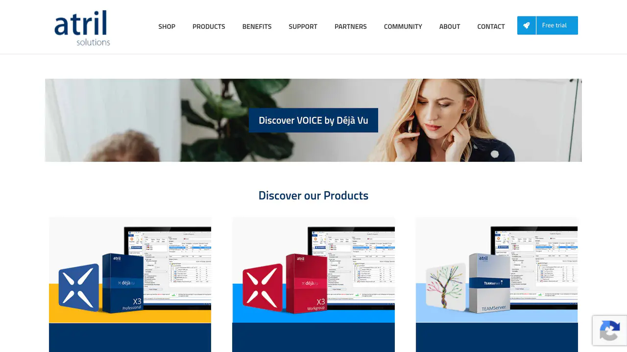 Homepage preview of Atril, captured Jul 29, 2026